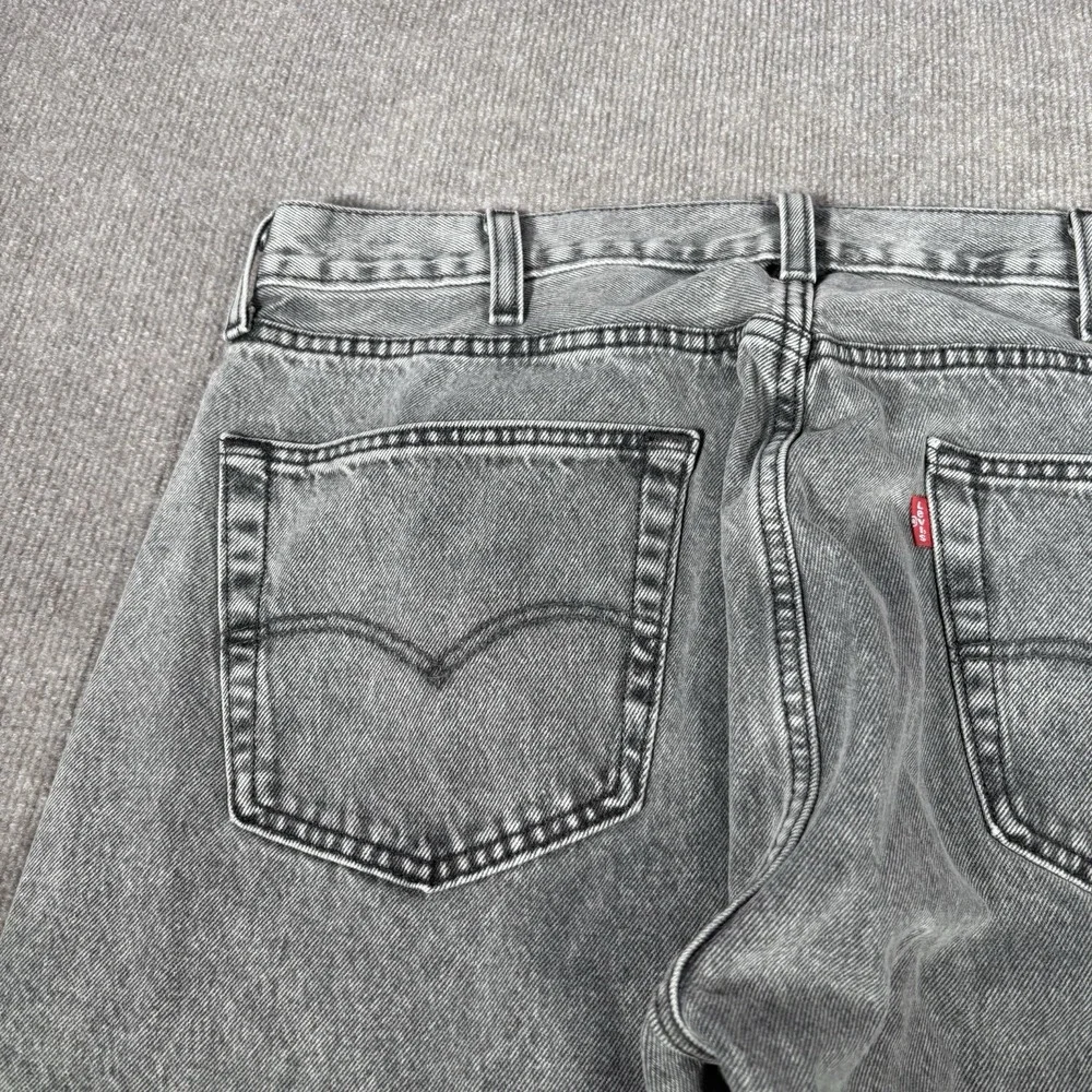 Levis 501 Jeans Mens 38x30 Original Fit Straight Leg Gray‎ Denim Cotton NWOT